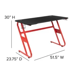 Flash Furniture Ergonomic Z-Frame Gaming Desk with Cup Holder and Headset Hook -Flash Furniture Sale Store GUEST 9083d69f 1974 4519 847a 18b806f3c875