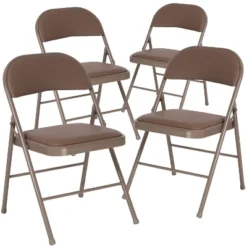 Flash Furniture HERCULES Series Double Braced Vinyl Folding Chairs (Set of 4) -Flash Furniture Sale Store GUEST 913d7210 fb4d 43bd 83d4 11b2f26954dd