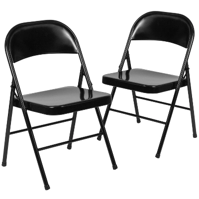 Flash Furniture HERCULES Series Metal Folding Chairs - Set of 2 12 Flash Furniture HERCULES Series Metal Folding Chairs - Set of 2 - Image 12