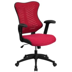 Flash Furniture High Back Designer Mesh Executive Swivel Ergonomic Office Chair With Adjustable Arms -Flash Furniture Sale Store GUEST 9670f7cb 9dab 4820 8ecb b766b7bdc684