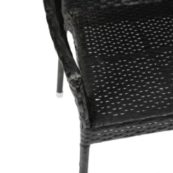Flash Furniture Ethan Commercial Grade Stacking PE Rattan Wicker Patio Chair -Flash Furniture Sale Store GUEST 969b42ec b09b 4ee9 9975 503b762186e9