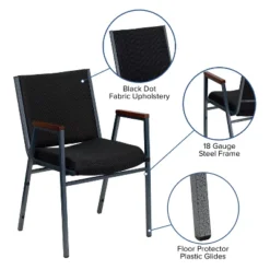 Flash Furniture HERCULES Series Heavy Duty Padded Stack Chair with Arms -Flash Furniture Sale Store GUEST 9798e518 49f9 4d91 bef8 988a79717718