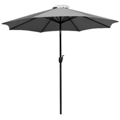 Flash Furniture Kona 9 FT Round Umbrella With 1.5" Diameter Aluminum Pole With Crank And Tilt Function -Flash Furniture Sale Store GUEST 981cdee9 8dc2 4436 a09c f1b1136dd84b