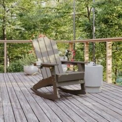 Flash Furniture Newport Weather-Resistant Adirondack Rocking Chair with Cup Holder -Flash Furniture Sale Store GUEST 99014cf3 0282 4335 8c94 3366daa2e38d