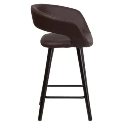 Flash Furniture Brynn Series 24" Contemporary Counter Stool with Cappuccino Wood Frame -Flash Furniture Sale Store GUEST 9a74eab4 6caf 42f4 ba06 646da52ce416