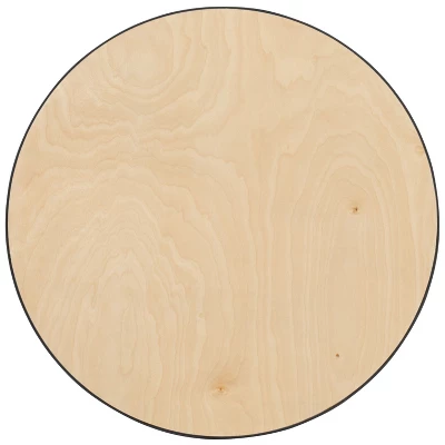 Flash Furniture 36'' Round Wood Cocktail Table with 30'' and 42'' Columns 6 Flash Furniture 36'' Round Wood Cocktail Table with 30'' and 42'' Columns - Image 6