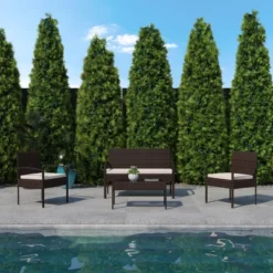 Flash Furniture Aransas Series 4-Piece Rattan Patio Furniture Set 16 Flash Furniture Aransas Series 4-Piece Rattan Patio Furniture Set -Flash Furniture Sale Store GUEST 9cef7da1 9fc6 4887 880b 8e44670b0294