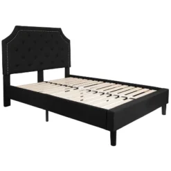 Flash Furniture Brighton Tufted Upholstered Platform Bed with 10 Inch Mattress -Flash Furniture Sale Store GUEST 9dde0e00 fece 4526 b63a fdc1a29a7482