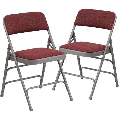 Flash Furniture HERCULES Series Upholstered Metal Folding Chairs - Set of 2 13 Flash Furniture HERCULES Series Upholstered Metal Folding Chairs - Set of 2 - Image 13