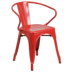 Flash Furniture Commercial Grade Metal Indoor-Outdoor Chair with Arms -Flash Furniture Sale Store GUEST 9fdfccdd 0cbe 409f b7f1 9a445eb459ae