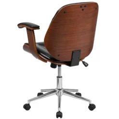 Flash Furniture Tansia Mid-Back LeatherSoft Executive Ergonomic Wood Swivel Office Chair 14 Flash Furniture Tansia Mid-Back LeatherSoft Executive Ergonomic Wood Swivel Office Chair -Flash Furniture Sale Store GUEST a17fee00 4e0d 4699 81f2 cf066dfa58e1