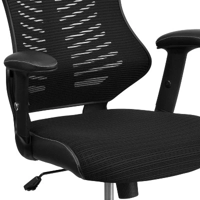 Flash Furniture Executive Swivel Office Chair with Mesh Padded Seat 6 Flash Furniture Executive Swivel Office Chair with Mesh Padded Seat - Image 6