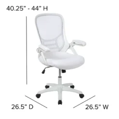 Flash Furniture Porter High Back White Mesh Ergonomic Swivel Office Chair 15 Flash Furniture Porter High Back White Mesh Ergonomic Swivel Office Chair -Flash Furniture Sale Store GUEST a25fcdab 7713 4ac8 aeee 488cd9ca919b
