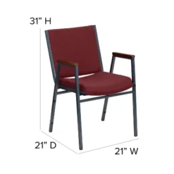 Flash Furniture HERCULES Series Heavy Duty Padded Stack Chair with Arms -Flash Furniture Sale Store GUEST a27d8962 a9eb 4d6d 97cd be87c7d58b30