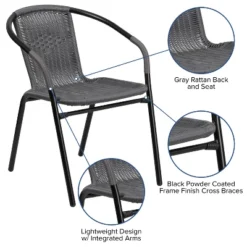 Flash Furniture 2 Pack Rattan Indoor-Outdoor Restaurant Stack Chair 18 Flash Furniture 2 Pack Rattan Indoor-Outdoor Restaurant Stack Chair -Flash Furniture Sale Store GUEST a36fb90f a0b0 4100 848d 851d5e64cb34