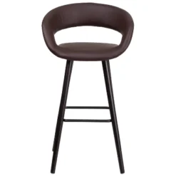 Flash Furniture Brynn Series 29" Contemporary Vinyl Barstool with Wood Frame -Flash Furniture Sale Store GUEST a77a7351 4e37 4064 848d 433a3a132daf