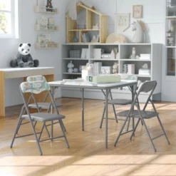 Flash Furniture Kids Colorful 5-Piece Folding Table and Chair Set -Flash Furniture Sale Store GUEST a7998746 18ca 4050 b9eb 4ee98e7dbd54