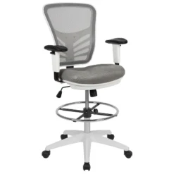 Flash Furniture Mid-Back Mesh Ergonomic Drafting Chair With Adjustable Chrome Foot Ring, Adjustable Arms 26 Flash Furniture Mid-Back Mesh Ergonomic Drafting Chair With Adjustable Chrome Foot Ring, Adjustable Arms -Flash Furniture Sale Store GUEST a8748b71 4ecf 450e ad72 dbc2230b5edc