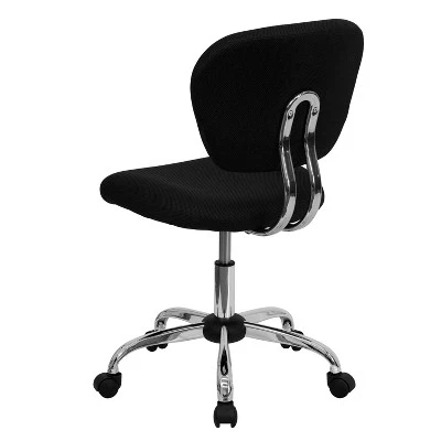 Flash Furniture Mid-Back Mesh Padded Swivel Task Office Chair 2 Flash Furniture Mid-Back Mesh Padded Swivel Task Office Chair - Image 2