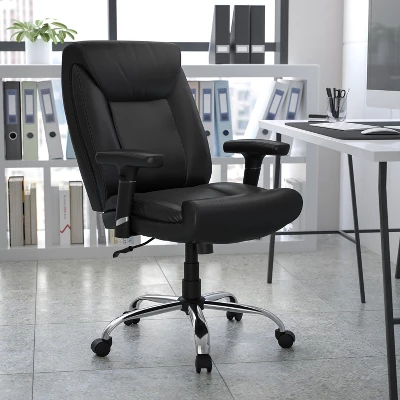 Flash Furniture HERCULES Series Big & Tall 400 lb. Swivel Ergonomic Office Chair 1 Flash Furniture HERCULES Series Big & Tall 400 lb. Swivel Ergonomic Office Chair