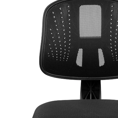 Flash Furniture Fundamentals Mid-Back Mesh Swivel Task Office Chair with Pivot Back 6 Flash Furniture Fundamentals Mid-Back Mesh Swivel Task Office Chair with Pivot Back - Image 6