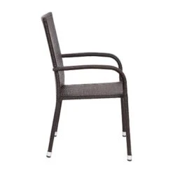 Flash Furniture Maxim Indoor/Outdoor Wicker Dining Chairs With Fade & Weather-Resistant Steel Frames For Patio And Deck -Flash Furniture Sale Store GUEST acd70fd8 fd2b 4bc9 8499 9c584fcdc8e9