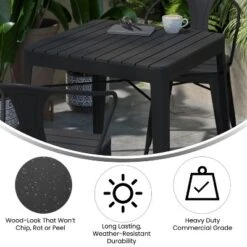 Flash Furniture Helvey 31.5" Square Indoor/Outdoor Steel Dining Table 14 Flash Furniture Helvey 31.5" Square Indoor/Outdoor Steel Dining Table -Flash Furniture Sale Store GUEST ae95efa3 ef02 4cf2 94db 76e57a4f61a0