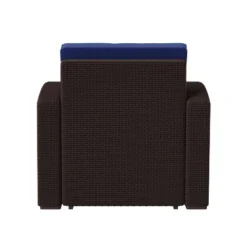 Flash Furniture Seneca Faux Rattan Outdoor Chair with All-Weather Cushion -Flash Furniture Sale Store GUEST af1aa07e 8589 4a85 bee6 ea1deccdb3d6