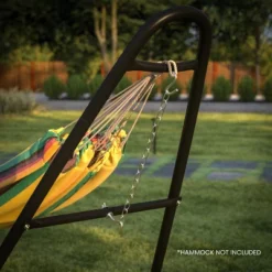 Flash Furniture All-Weather Heavy Duty Steel Hammock Stand - Fits 9-14' -Flash Furniture Sale Store GUEST af28e074 b3be 43bc b747 1463f87a1111