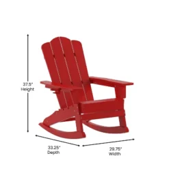 Flash Furniture Newport HDPE Adirondack Chair with Ottoman and Cup Holder -Flash Furniture Sale Store GUEST afaaf252 169d 4abe be7a 5d9afec124ad