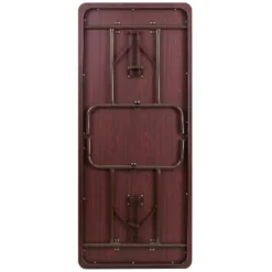 Flash Furniture 6-Foot High Pressure Mahogany Laminate Folding Banquet Table -Flash Furniture Sale Store GUEST b085ecf6 f126 424b 9604 ed1967c12821