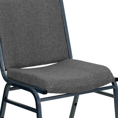 Flash Furniture HERCULES Series Heavy Duty Gray Fabric Stack Chair 5 Flash Furniture HERCULES Series Heavy Duty Gray Fabric Stack Chair - Image 5
