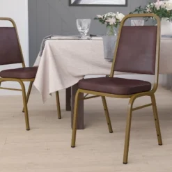 Flash Furniture HERCULES Series Trapezoidal Back Stacking Banquet Chair