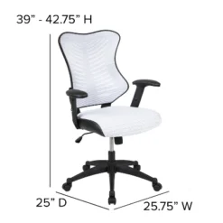 Flash Furniture High Back Designer Mesh Executive Swivel Ergonomic Office Chair With Adjustable Arms -Flash Furniture Sale Store GUEST b5dcd503 117c 4452 be29 5975f8e2f5c2
