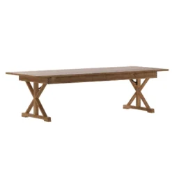 Flash Furniture HERCULES 9' X 40" Rectangular Solid Pine Folding Farm Table with X Legs -Flash Furniture Sale Store GUEST b6ba010f d14e 49cd 97ad 7d515044a8e9