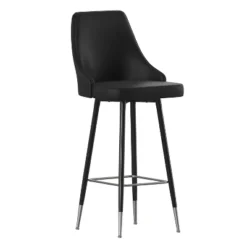 Flash Furniture Shelly Set Of 2 Commercial LeatherSoft Bar Height Stools With Solid Black Metal Frames And Chrome Accented Feet And Footrests 21 Flash Furniture Shelly Set Of 2 Commercial LeatherSoft Bar Height Stools With Solid Black Metal Frames And Chrome Accented Feet And Footrests -Flash Furniture Sale Store GUEST b76b6aec 93b5 4625 9be7 a10ee7f6ad62