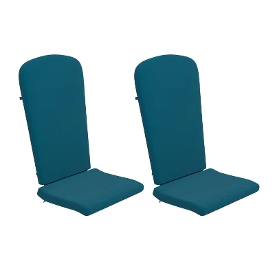 Flash Furniture Charlestown Set of 2 Indoor/Outdoor High Back Adirondack Chair Cushions 5 Flash Furniture Charlestown Set of 2 Indoor/Outdoor High Back Adirondack Chair Cushions - Image 5
