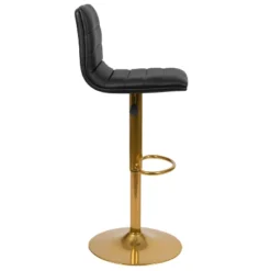 Flash Furniture Modern Vinyl Adjustable Barstools with Gold Base - Set of 2 -Flash Furniture Sale Store GUEST b8af6487 8570 40ae 9504 8b5b06049488