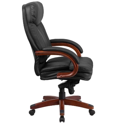 Flash Furniture High Back Black LeatherSoft Executive Ergonomic Office Chair 7 Flash Furniture High Back Black LeatherSoft Executive Ergonomic Office Chair - Image 7