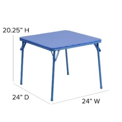 Flash Furniture Kids Colorful 5-Piece Folding Table and Chair Set