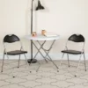 Flash Furniture HERCULES Series Metal Folding Chairs with Padded Seat - Set of 4