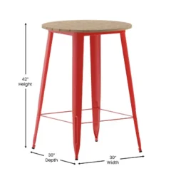 Flash Furniture Declan Commercial 30" Round Indoor/Outdoor Bar Height Dining Table 17 Flash Furniture Declan Commercial 30" Round Indoor/Outdoor Bar Height Dining Table -Flash Furniture Sale Store GUEST bec23d65 fd0f 4e5f b229 142e77cbefa0