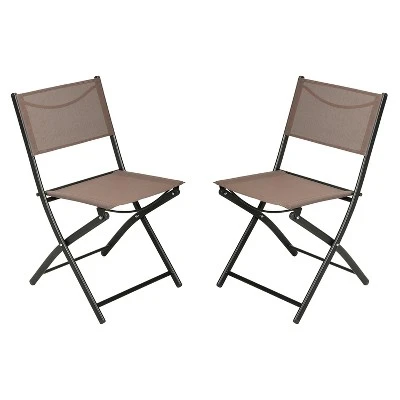 Flash Furniture Brazos Set of 2 Indoor/Outdoor Folding Chairs with Flex Comfort Mesh 6 Flash Furniture Brazos Set of 2 Indoor/Outdoor Folding Chairs with Flex Comfort Mesh - Image 6