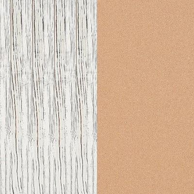 Flash Furniture Juno Rustic Wall Mount Linen Board with Wood Push Pins 2 Flash Furniture Juno Rustic Wall Mount Linen Board with Wood Push Pins - Image 2