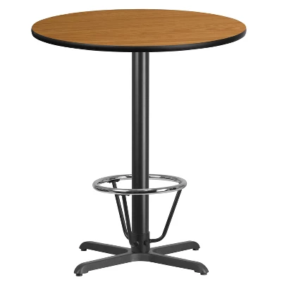 Flash Furniture 36'' Round Reversible Table Top with 42" Bar Height Base 4 Flash Furniture 36'' Round Reversible Table Top with 42" Bar Height Base - Image 4