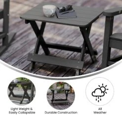 Flash Furniture Halifax Outdoor Folding Side Table - All-Weather HDPE Adirondack Table 18 Flash Furniture Halifax Outdoor Folding Side Table - All-Weather HDPE Adirondack Table -Flash Furniture Sale Store GUEST c0c64838 fd72 43ca b1be 7eeb94657e56