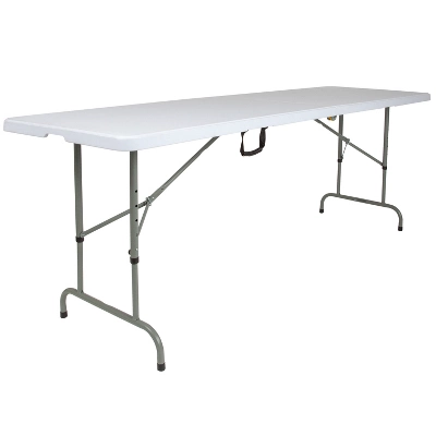 Flash Furniture 8-Foot Height Adjustable Bi-Fold Banquet and Event Table 2 Flash Furniture 8-Foot Height Adjustable Bi-Fold Banquet and Event Table - Image 2