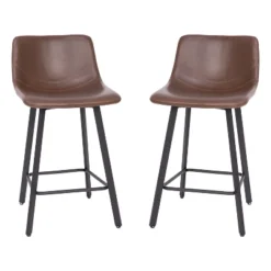 Flash Furniture Caleb Modern Armless 24 Inch Counter Height Stools, Set of 2 -Flash Furniture Sale Store GUEST c29b22ea cc82 41c8 948e 7d44bcab7dd2