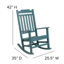 Flash Furniture Winston All-Weather Poly Resin Wood Rocking Chair 16 Flash Furniture Winston All-Weather Poly Resin Wood Rocking Chair -Flash Furniture Sale Store GUEST c4e90dcc 23a8 4c45 b328 52880680cbc1