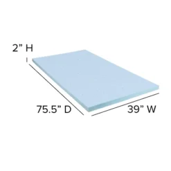 Flash Furniture 14-Inch Metal Platform Bed Frame with 12-Inch Pocket Spring Mattress & 2-Inch Cool Gel Memory Foam Topper Bundle -Flash Furniture Sale Store GUEST cf730b81 33e1 465f 8793 036f678d4d96